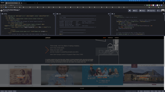 Personal Portfolio Webpage
