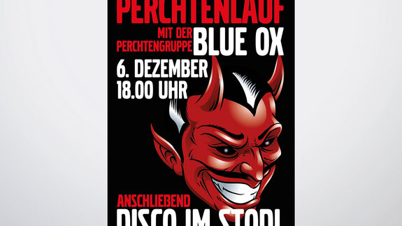 Perchtenlauf - Plakát | Koncepció és szerkesztés | Barabas GmbH